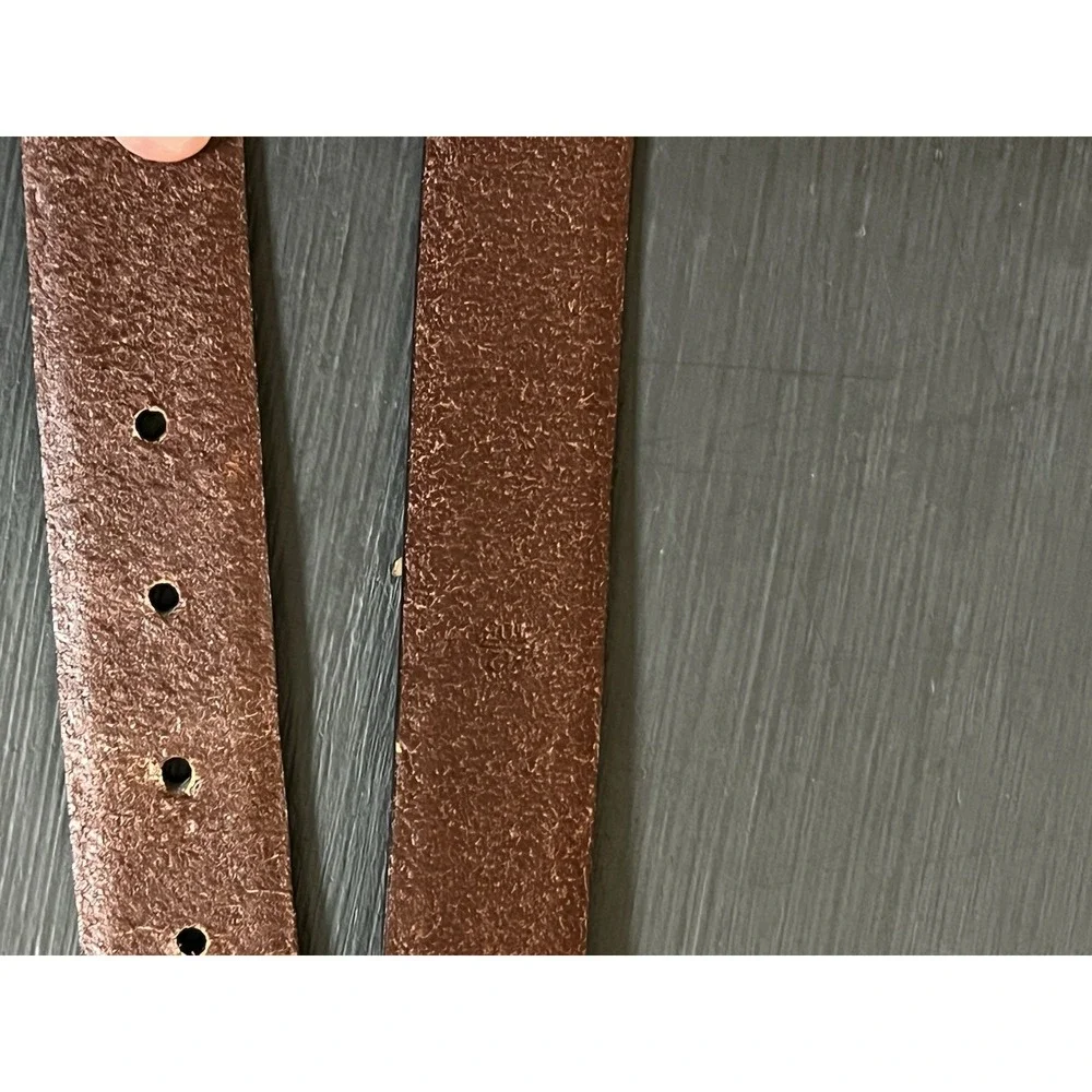 Polo Ralph Lauren Belt‎ Mens 42 105cm Brown Genuine Italian Leather